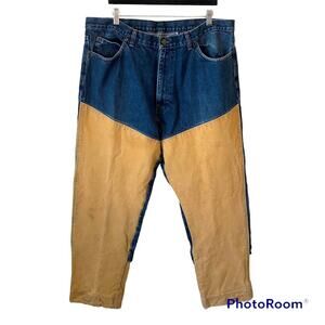 Vintage Staffords Hunting Brush Guard Pants Mens Size 40 Outdoors Denim